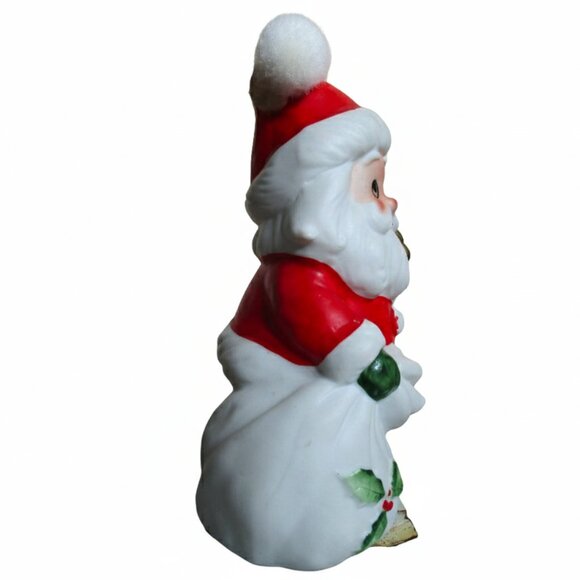 RARE Josef Originals Illuminated Santa Figurine Lamp Vintage Ceramic Christmas - Picture 5 of 12